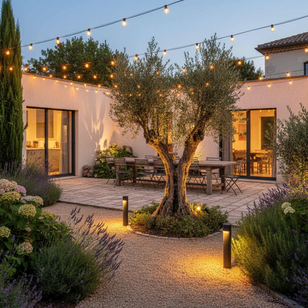 Idées éclairage jardin : créer une vraie ambiance dehors
