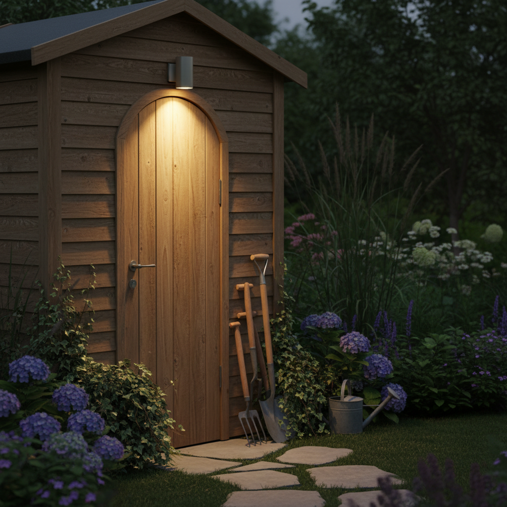 Éclairage solaire pour abri de jardin : le bon choix