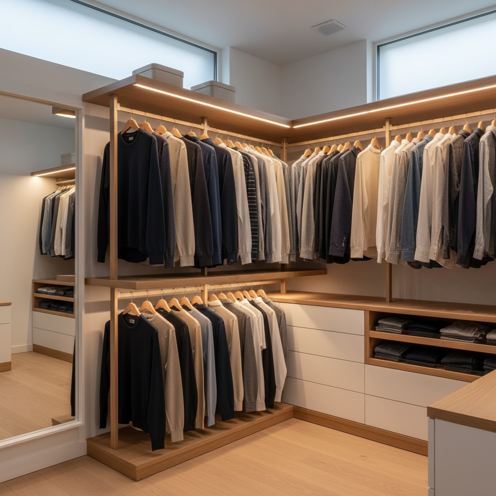 Éclairage dressing sans fil : la bonne solution