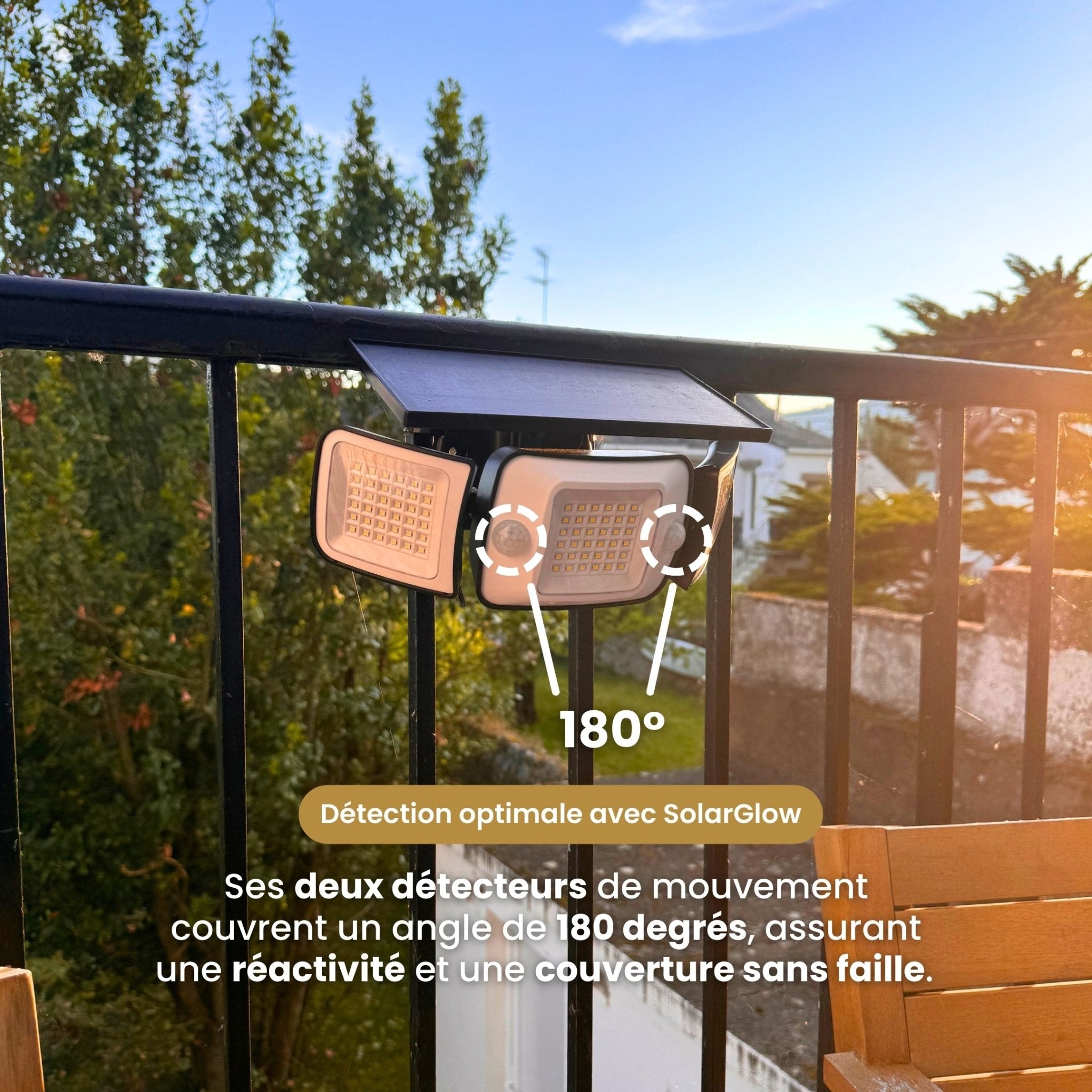 SolarGlow™ | Lampe Solaire Extérieur à Détecteurs de Mouvements - Lumic réglette led cuisine - sous meuble - dressing - couloirs