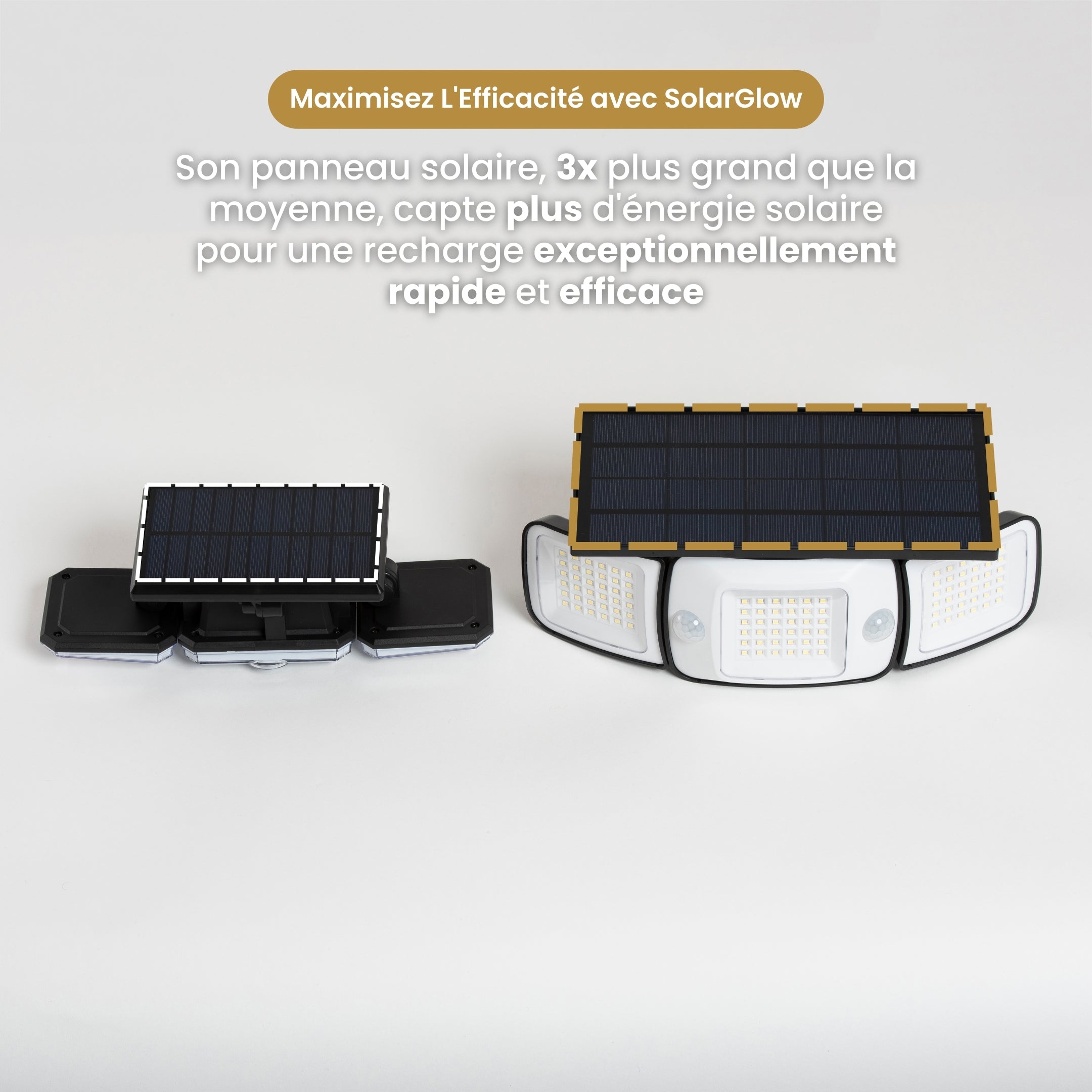SolarGlow™ | Lampe Solaire Extérieur à Détecteurs de Mouvements - Lumic réglette led cuisine - sous meuble - dressing - couloirs