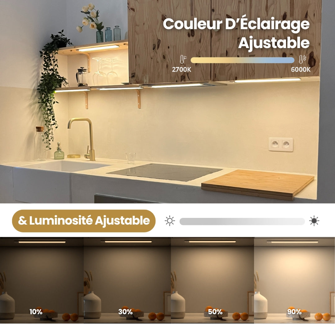 Mouvement 3.0™ | Réglette LED sans fil à détecteur de mouvements