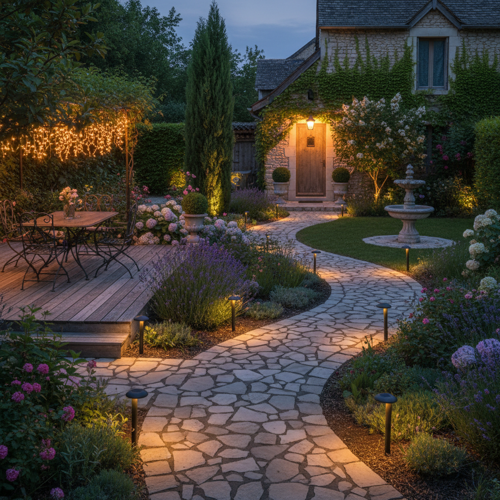 Éclairage jardin solaire : quelle lampe pour chaque zone ?