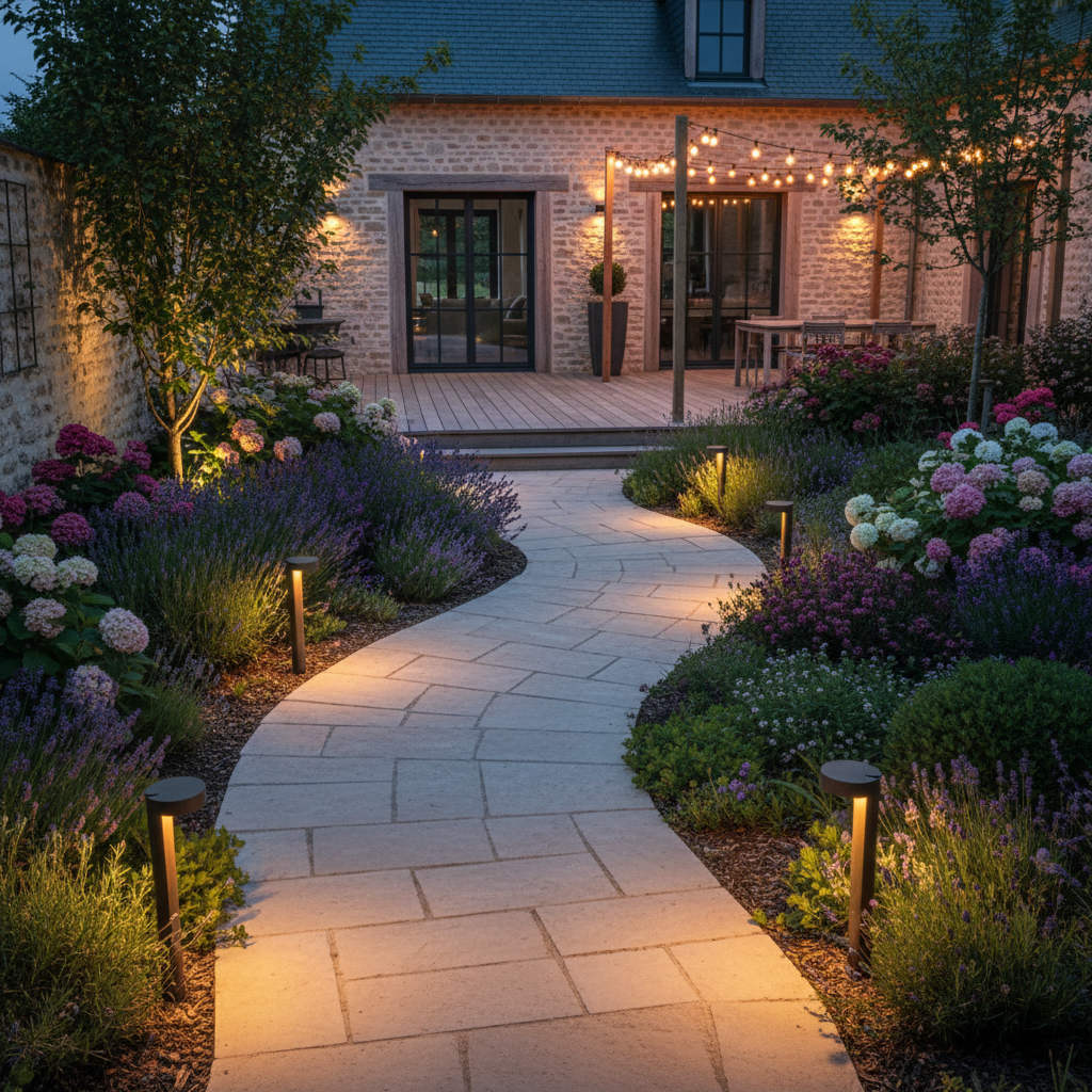 Lumière jardin extérieur : éclairer chaque zone