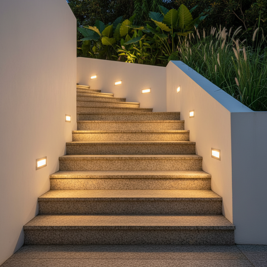 Éclairage escalier extérieur LED : 3 solutions comparées