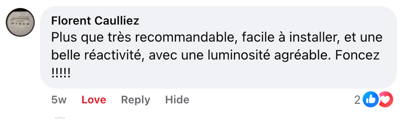 Customer testimonial 1