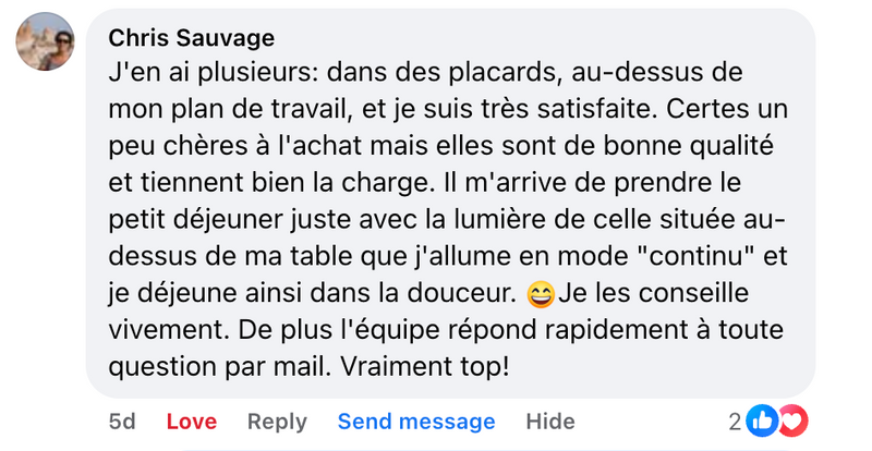 Customer testimonial 2