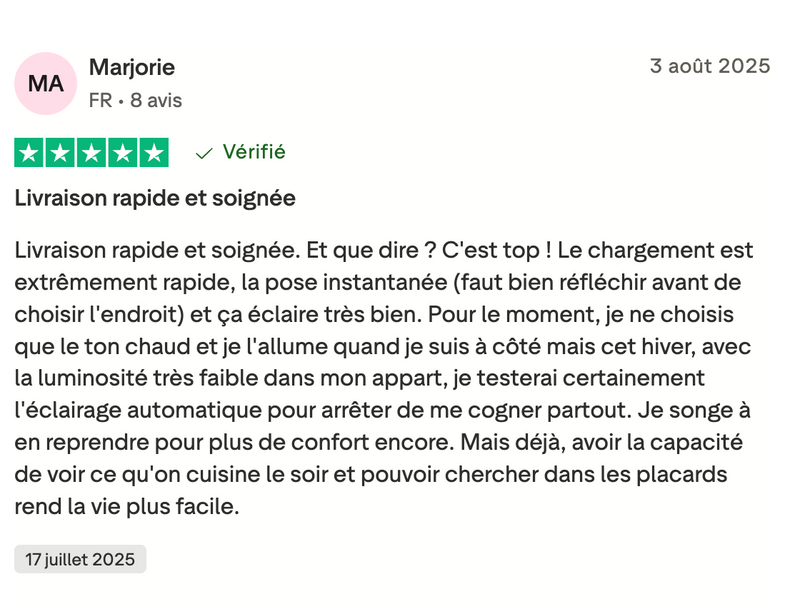 Customer testimonial 13